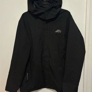 Men's Black Hooded Jacket